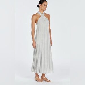 DISSH Everly Halter Neck Twist Knit Dress - Women's Small